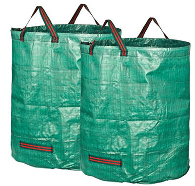 272L Heavy Duty PP Foldable Waterproof Leaf Bag Garden Waste Bag Garden Bag - Foto 2
