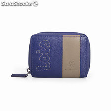 28410 bolsa couro Azul