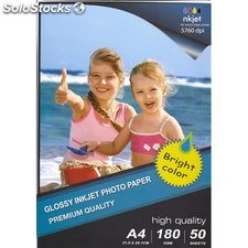 297x210mm a4 high glossy inkjet photo paper 180g 50 hojas