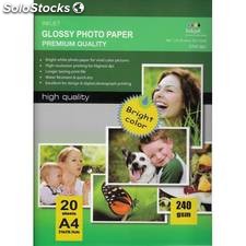 297x210mm a4 high glossy inkjet photo paper 240g 20 hojas