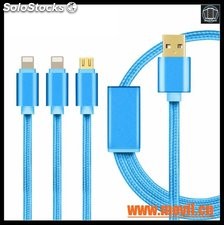 2in1 cargadores del celulares para el iPhone 5 5S 6 6s cable del usb