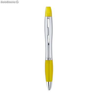 2in1 penna ed evidenziatore giallo MIMO7440-08