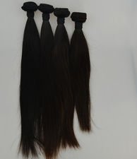 2PIÈCES tissage Malaisien pure virgin natural humains hair straight hair extensi