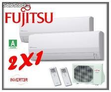 2X1 climatisation Fujitsu ASY2535AOY50UI2F