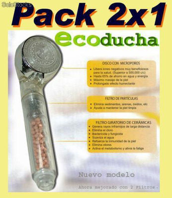 2x1 Ecoducha (2 filtros) Nuevo embalaje