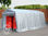 3,30x6,20 m Tendone garage, Box Auto mobile, PE bianco-grigio - Foto 2