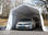3,30x7,20 m Tendone garage, Box Auto mobile, PVC grigio - Foto 3