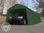 3,30x9,60 m Tendone garage, Box Auto mobile, PVC verde scuro - 1