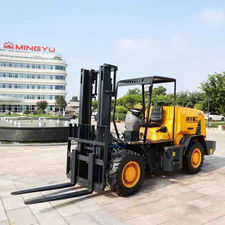 3.5ton Rough Terrain Forklift, 4 Wheel Drived, Chinese Top Engin