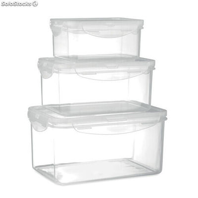 3 boîtes de conservation transparent MIMO6274-22