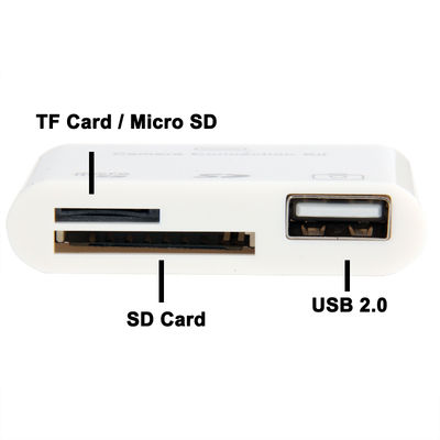 3 en 1 Kit de conexión de cámara Card Reader para iPad Mini / Mini 2 Retina /