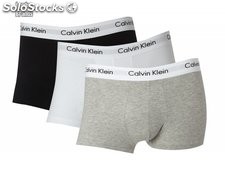3-pack bokserki Calvin Klein czarne szare białe