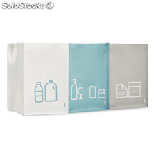 3 sacos lixo não-tecidos RPET multicolour MIMO6154-99