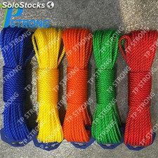 3 Strand plata cuerda torcida cuerda de polietileno PE para la venta