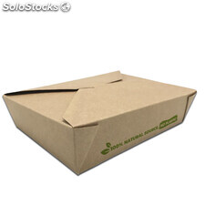 300 cajas multifood kraft 12,5x10,7x6,5 cm