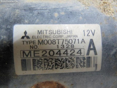 30034 motor arranque mitsubishi montero 32 did 16451CV 2001 / ME204424 / M008T75 - Foto 4