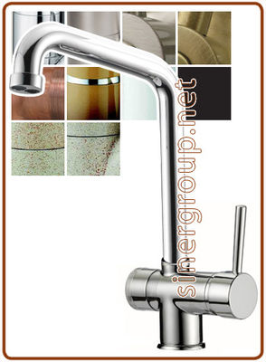 3028 3-way faucet 3/8&quot; Brushed bronze
