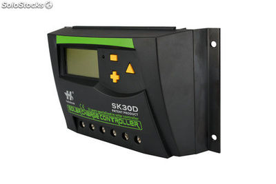 30A 12 / 24V Solarmodul nach Hause Power System-Controller-LCD-Display - Foto 2