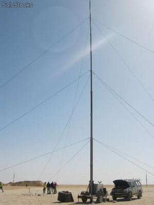 30m Mobile Telecommunication Pneumatic Telescopic Antenna Mast