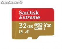 32 GB MicroSDHC sandisk Extreme R100/W60 C10 U3 V30 A1 - sdsqxaf-032G-GN6AA