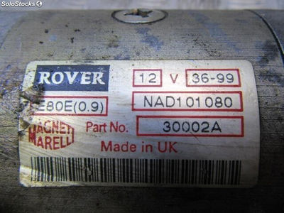 34798 motor arranque rover 416 16 g 11149CV 2000 / NAD101080 / 30002A para rover - Foto 3