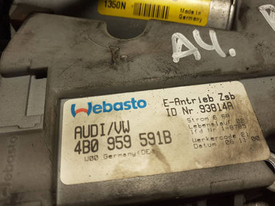 354383 motor techo electrico / 4B0959591B / para audi A4 berlina (8E) 1.9 tdi - Foto 3