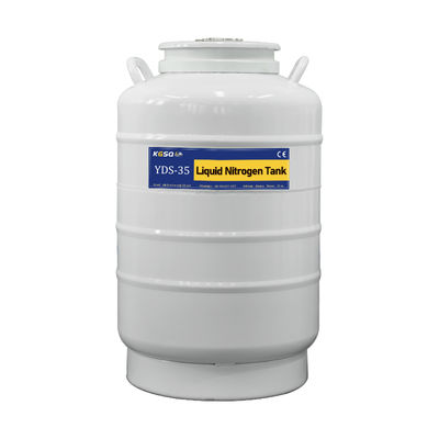 35L liquid nitrogen storage tank factory KGSQ Aluminum alloy dewar - Foto 2