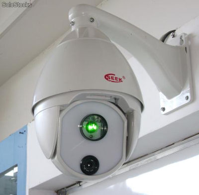 360 degrés vert animé Dome lumière contrôle de pc ilda laser avecH.264 dôme ip