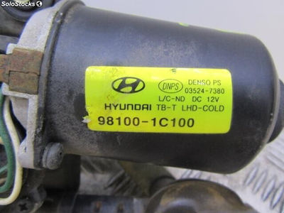 36755 motor limpia delantero hyundai getz 14 g 2005 / 981001C100 / C35247380 par - Foto 3