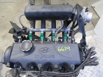 36800 motor gasolina hyundai accent 13 g 8430CV 1999 / G4EH / G4EH para hyundai - Foto 4