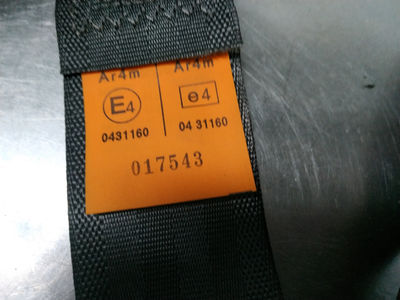 389016 cinturon seguridad trasero derecho / 0431160 / para chevrolet epica 2.5 c - Foto 2