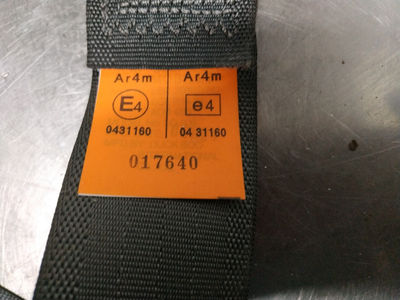 389036 cinturon seguridad trasero izquierdo / 0431160 / para chevrolet epica 2.5 - Foto 2