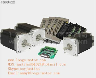 3Axis Nema 34 Stepper Motor 1600oz-in 3.5a cnc Router or Mill