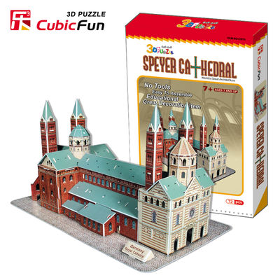 3DPuzzle tridimensionali Colosseo, Notre Dame, Tower Bridge, Cattedrale di Spira - Foto 4