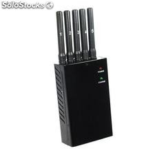 3g/4g All Frequency Cell Phone Jammer with 5 Powerful Antenna