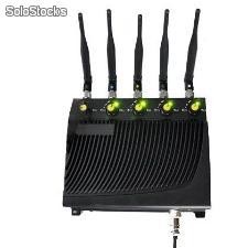 3g/4g Cell Phone Jammer with 5 Powerful Antenna ( 4g lte + 4g Wimax)