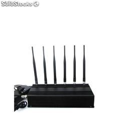 3g/4g High Power Cell phone Jammer with 6 Powerful Antenna ( 4g lte + 4g Wimax)