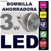 3LED UltraBillantes Bombillas LED Equivalente aprox 40 consumo Rosca E27