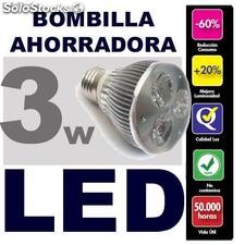 3LED UltraBillantes Bombillas LED Equivalente aprox 40 consumo Rosca E27
