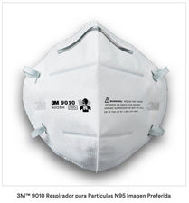 3M™ 9010 Respirador para Partículas N95 con certificado NIOSH Mascara Tapabocas