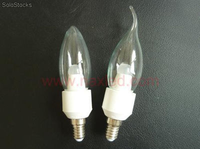 3w led candle bulbs, e14/e27, flame light &amp; Torpedo, ampoules led