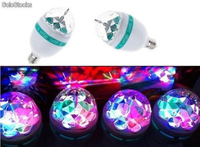 3w led rgb Colorful Rotating Lamp For Christmas