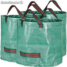 3X272L Large Collapsible Pop Up Garden Bag/Plastic Garden Tool Bag