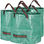 3X272L Large Collapsible Pop Up Garden Bag/Plastic Garden Tool Bag - 1