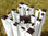 3x3m Gazebo pieghevole con 4 parti laterali, beige - Foto 5
