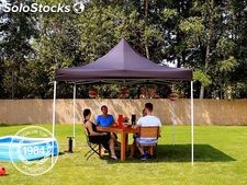 3x3m Gazebo pieghevole, nero