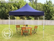 3x3m Gazebo pieghevole PREMIUM, blu scuro