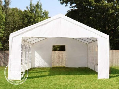 3x3m PE Marquee / Party Tent, white - Foto 2