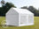 3x3m PVC Marquee / Party Tent, fire resistant white - 1