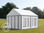 3x3m PVC Marquee / Party Tent, grey-white - 1